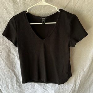 Forever 21 v neck baby tee